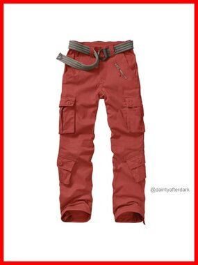 Womens Cargo Pants Ripstop Tactical Hiking Work Pants with Pockets